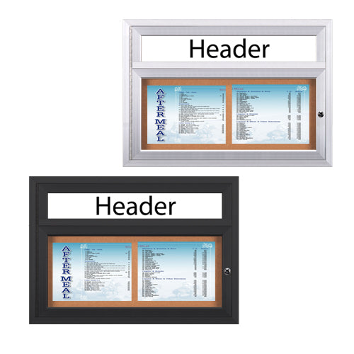 MENU CASE SHOWN: 8.5 x 11 MENUS (2) ACROSS | AVAILABLE IN SILVER, BLACK, DARK BRONZE & GOLD