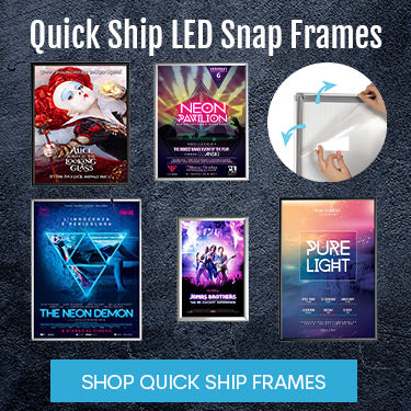 A-Frame 40x60 Sign Holder  Snap Frame BOLD 2 1/2 Wide FREE Shipping –  FloorStands
