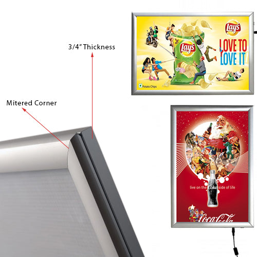 Slit Lighting Box Snap Frame Led Light Box India | Shelly Lighting